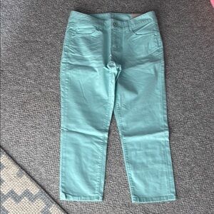 LOFT Blue Ankle Cropped Jeans